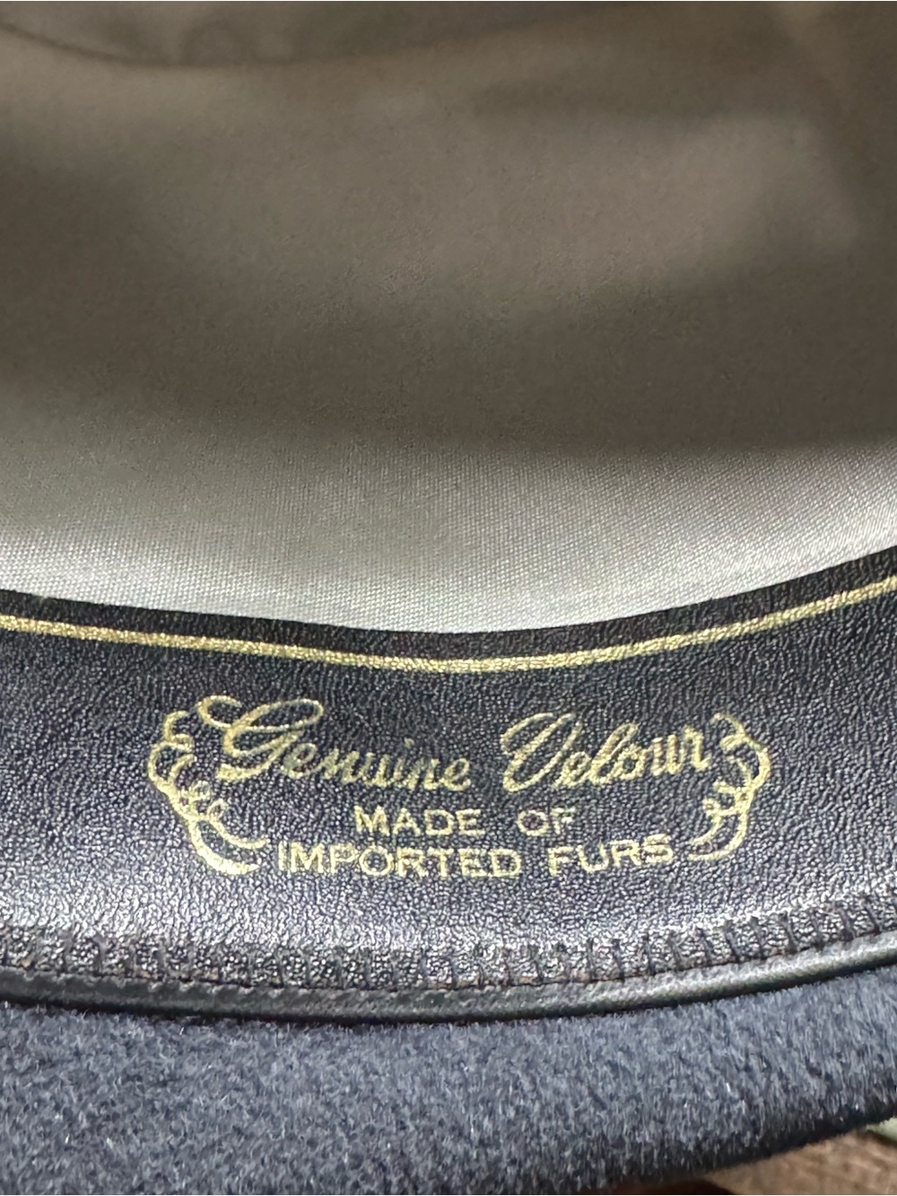 Vintage Flechet Genuine Velour Chapeau Fedora Hat - Picture 8 of 9